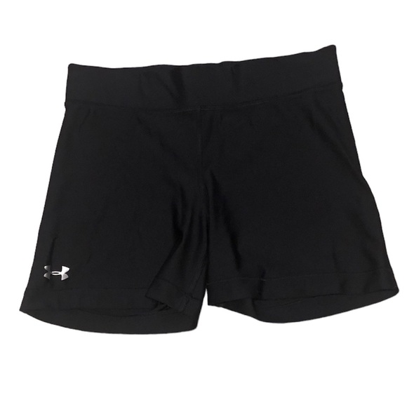 Under Armour Shorts Under Armor Black Spandex Womens Large Poshmark